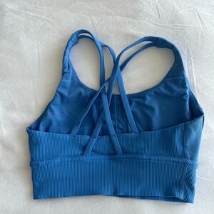 Lululemon Energy Longline Ribbed Sports Bra